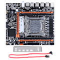 Miniatyrbilde 1 av 8: X99H Hovedkort 4 DDR4 LGA2011 3 Pin Støtte CPU V3 V4 USB3.0 SATA Port PC Hovedkort for stasjonær PC