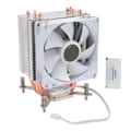 Miniatyrbild 1 av 8: CPU kylfläkt 3.54in 4 värmerör 3pin 12VDC 2000RPM Hydraullager CPU luftkylare för moderkort med bakplatta