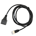 Miniatyrbilde 7 av 8: CAT8 Ethernet-kabel CAT8 OD 3,8 mm Ultra Fine Wire 8P8C 10 Gigabit Hann til Hunn RJ45 Rett Hode 1,5 Meter Kabel