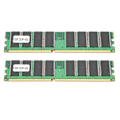 Miniatyrbilde 2 av 8: 2 stk. Minnemodul Stasjonær Datamaskin for AMD Dobbeltsidig 16-Korn DDR 1GB 400Mhz PC3200