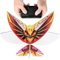 Miniatyrbild 7 av 8: RC Flying Bird Toy Högsimulerad 2,4 GHz fjärrkontroll EBird barnleksak för barn (orange)