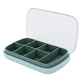 Miniatyrbild 4 av 8: Bärbar förseglad tablettlåda 7Grid Large Capacity Medicine Container Grön för resor