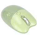 Pikkukuva 4 / 8: Langaton hiiri Sööt Cartoon Cat Paw 2.4G Dual Mode tietokone tabletti Kolme tasoa DPI Mini hiljainen langaton hiiri Vihreä