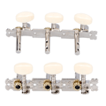 Miniatyrbilde 6 av 8: Stemmeskruer for gitarrmaskinhode Stemmeskruer Dobbel hull 3R 3L for akustiske folkemusikk-gitarrer