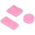 Miniatyrbillede 6 af 8: 3 stk Fondantforme Holdbare Bærbare Bløde Vaskbare Komfortable Praktiske DIY-fremstillingsmaterialer til kager