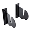 Miniatyrbilde 7 av 8: 2 stk Skateboard Veggmontert Displaystativ Akryl Skateboard Veggfeste Horisontal Displaystativ for Longboard Snowboarding Svart