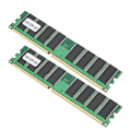 Miniatyrbillede 4 af 8: 2 stk. Hukommelsesmodul Desktop Computer Dobbeltsidet 16-Grain DDR 1GB 400MHZ PC-3200