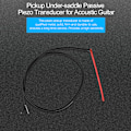 Miniatyrbilde 2 av 8: Pickup under sadelen Passiv piezo-pickup for akustisk gitarrinstrumenttilbehør