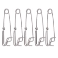 Miniatyrbilde 4 av 8: 5 ST Langline Clips Snap Svirvel Havfiske Koblinger Lukket Øye Hengebeslag Quick Pin Tool 2.6cmx100MM