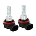 Miniatyrbillede 1 af 8: 2 stk. H8/H11 80W 8000K LED-tågelygtepære Isblå 12-24V Universal