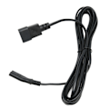 Pikkukuva 6 / 8: IEC320 C14 - IEC320 C7 Virtajohto 10A 250V 2500W IEC320 C14 Uros - IEC320 C7 Naaras Virtajohto 100‑250V 9,8 jalkaa