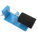 Miniatyrbillede 6 af 7: Kopdrejer Justerbar Skum Anti-slip Lydløs Stabil Aluminiumlegering Blå DIY Æggeskalskop Svampekop Drejer EU Stik 220V