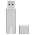 Miniatyrbilde 1 av 8: USB Flash Drive Pustende Lys USB2.0 Minnebrikke Bærbar Lagring Datamaskintilbehør Sølv64GB