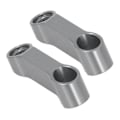 Miniatyrbillede 5 af 8: 10mm Spejlforhøjere Forlængere Aluminium Legering Spacere Forlængelsesadapter Sæt til F900XR F900R S1000XR S1000R Grå