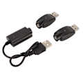 Miniatyrbillede 5 af 8: Smart USB-lader til USB-adapter med LED-indikator Intelligent overopladningsbeskyttelse Sort