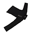 Miniatyrbild 6 av 8: Combattröja med lång ärm, dragkedja, unisex, bomullspolyester, andningsbar med armbågspads, axelficka, stridskläder för cosplay, svart, L