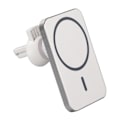 Miniatyrbillede 5 af 8: Trådløs Billader 15W Hurtigopladning Magnetisk 360 Graders Rotation Stabil Holdbar Billader Mount Hvid