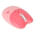 Miniatyrbillede 5 af 8: 2,4G Kat trådløs mus Lydløs USB-modtager Sød bærbar 3 niveauer DPI-mus til M3 Laptop-computer Sakura Pink