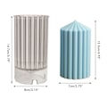 Miniatyrbillede 4 af 7: Groft stativ til duftlysform geometrisk form Plastlysform til fremstilling af paraffinvoks og karnaubavoks