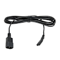Pikkukuva 4 / 8: IEC320 C14 - IEC320 C7 Virtajohto 10A 250V 2500W IEC320 C14 Uros - IEC320 C7 Naaras Virtajohto 100‑250V 9,8 jalkaa