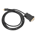 Pikkukuva 6 / 8: A0105 USB 3.1 TypeC - VGA Urosadapterikaapeli 1,8 m Johto Tietokonetarvike Musta