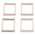 Miniatyrbild 5 av 7: 4st vävstolar kit trä mini vävram stickning hängsmycke ram för DIY vävning intresseutveckling