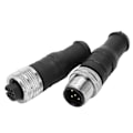 Miniatyrbilde 5 av 8: Par for NMEA2000 hann-terminatormotstand 5-pins M12-gjenger IP67 Vanntett for Lowrance-nettverk