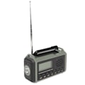 Miniatyrbilde 8 av 8: Nødradio FM AM SW WX 10000mAh Solcellelading Bærbar LCD Digital Display Håndsveiv Radio for utendørs bruk