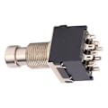 Miniatyrbilde 6 av 8: 9-pins bryter for gitarpedalboks metall PVC Høytemperaturbestandig for lydutstyr Svart