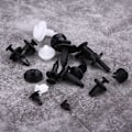 Pikkukuva 8 / 8: 415 kpl erilaisia auton oven verhoilun puskurin kiinnikkeitä Niitit Push Fastener Retainer Irrotustyökalut