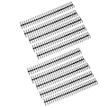 Miniatyrbilde 7 av 8: 10 stk Bindende rygger Spiraler Spoler Kammar 30 hull plaststripe for løsblad 1/2in Diameter Svart