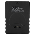 Miniatyrbillede 1 af 8: Bærbar hukommelseskort 256MB tilbehør til PS2 PlayStation 2 Game Data Console sort