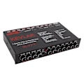Miniatyrbillede 2 af 8: Bilstereo grafisk equalizer Universal lavpas 7-bånds variabel forstærkningsjustering High Level Input EQ til stereosystem
