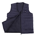 Miniatyrbilde 3 av 8: Oppvarmet vest V-hals Smart konstant temperatur Pustende varm varmevest for vinter Royalblue 7XL