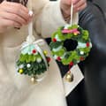 DIY Grön Piperträd Julgransprydnad Set – Väskberlock/Present till Partner eller Vän