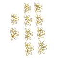 Miniatyrbillede 7 af 8: 100 stk. Formede Papirclips Blomsterform Metal Bærbare Kontorclips til Filklassificering Dokumentorganisering