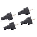 Miniatyrbild 6 av 8: 4st EU 2 kortplats Plugg till IEC320 C13 Strömadapter Professionell EU till C13 Strömkontakt Adapter för bärbar skrivare EU Plug 100‑250V
