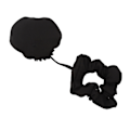 Miniatyrbilde 6 av 8: Drikkestøtte Scrunchie Gjenbrukbar Elastisk Drikk Spiking Forebygging Scrunchie for Glassbeger Svart