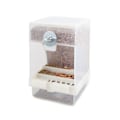 Miniatyrbild 1 av 8: Transparent fågelmatare Automatisk husdjursfrömatare Matbehållare Fågelburtillbehör