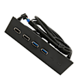 Miniatyrbild 8 av 8: USB frontpanel 2 USB2.0 2 USB3.0 höghastighetsöverföring 5,25 tum datorexpansionskort 4 portar