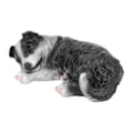 Miniatyrbild 2 av 8: Valp Statyer Skulpturer Syntetisk harts Vattentät Border Collie Staty prydnad för trädgård utomhus