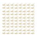 Miniatyrbillede 1 af 8: 80 stk. hule clips 1,8 cm robuste metalclips med stærk klemning til papir, til hjemmekontor, studiebrug, guld