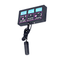 Miniatyrbillede 4 af 8: 6 i 1 Vandkvalitetsmåler Multifunktionel PH Temp EC CF RH TDS-måler til Akvarium Hydroponics PH‑217US Stik 110V