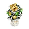Miniatyrbilde 6 av 8: Mini kunstig juletre Innovativ DIY Skrivebord Lys stoff juletre for FestivalGolden