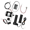 Miniatyrbilde 3 av 8: 24V 100W Elektrisk Motorsett Synkron Girkasse Motor med Kontroller Lader Lås for Elektriske Scootere Sykler Tricycles