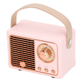Pikkukuva 5 / 8: Kannettava Bluetooth-kaiutin Mini Kompakti Langaton Retro Tukee Radio-ohjelmia Ulkokäyttöön