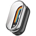 For Xiaomi Smart Band 8/Mi Band 9/9 NFC Electroplating Full Protection Case TPU Watch Frame Cover Silver