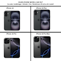 Miniatyrbild 2 av 9: Iphone 16 Pro Max skal fodral Army V3 Transparent