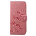 Miniatyrbild 6 av 6: Butterfly läder Huawei P20 Pro fodral - Rosa Rosa