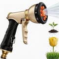 Spray Nozzle - Spray Gun for Garden Hose - With Adjustable Spray Head - Garden Sprayer with Flexible Water Level.